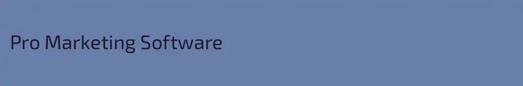 Pro Marketing Software